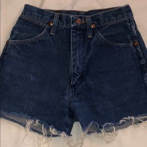 Wrangler High Rise Jean Shorts